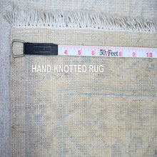 Load image into Gallery viewer, 2&#39;8&quot;x9&#39;7&quot; White Wash Peshawar with Faded Colors Vegetable Dyes, Soft Wool Hand Knotted, Oriental Rug FWR444324