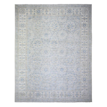 Load image into Gallery viewer, 11&#39;9&quot;x14&#39;8&quot; Ivory, White Wash Peshawar with All Over Pattern Vegetable Dyes, 100% Wool Hand Knotted, Oversized Oriental Rug FWR444336
