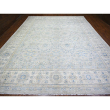 Load image into Gallery viewer, 11&#39;9&quot;x14&#39;8&quot; Ivory, White Wash Peshawar with All Over Pattern Vegetable Dyes, 100% Wool Hand Knotted, Oversized Oriental Rug FWR444336