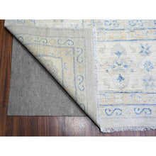 Load image into Gallery viewer, 11&#39;9&quot;x14&#39;8&quot; Ivory, White Wash Peshawar with All Over Pattern Vegetable Dyes, 100% Wool Hand Knotted, Oversized Oriental Rug FWR444336