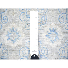 Load image into Gallery viewer, 11&#39;9&quot;x14&#39;5&quot; Gray, Stone Washed Peshawar with All Over Medallions Natural Dyes, Extra Soft Wool, Hand Knotted, Oversized Oriental Rug FWR444882