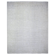 Load image into Gallery viewer, 12&#39;x14&#39;3&quot; Marian Blue, Stone Washed Peshawar Natural Dyes, Pure Wool Hand Knotted, Oversized Oriental Rug FWR445062
