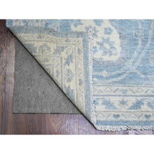 Load image into Gallery viewer, 2&#39;7&quot;x11&#39;8&quot; Ruddy blue, Finer Peshawar With Soft Colors, Natural Dyes, Extra Soft Wool, Hand Knotted, Runner Oriental Rug FWR445458