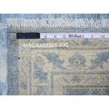 Load image into Gallery viewer, 2&#39;7&quot;x11&#39;8&quot; Ruddy blue, Finer Peshawar With Soft Colors, Natural Dyes, Extra Soft Wool, Hand Knotted, Runner Oriental Rug FWR445458
