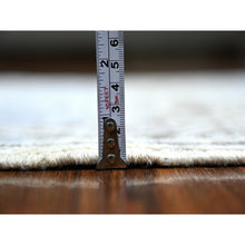 Load image into Gallery viewer, 2&#39;10&quot;x4&#39;7&quot; Ash Gray, Hand Knotted Pure Wool, Vegetable Dyes Fine Peshawar with Intricate Geometric Motifs, Oriental Rug FWR445950