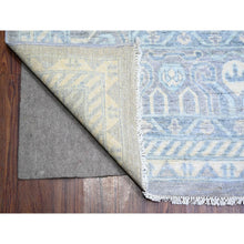 Load image into Gallery viewer, 10&#39;x14&#39;7&quot; Purple Gray, Stone Washed Peshawar with Pomegranate Garden Khotan Design, Vegetable Dyes, Soft Wool Hand Knotted, Oversized Oriental Rug Rug FWR445980