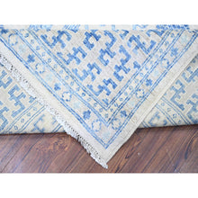 Load image into Gallery viewer, 8&#39;x9&#39;9&quot; White Diamond, High Grade Wool, White Wash Samarkand with Pomegranate Ancient Garden Multiple Repetitive Small Border Design, Hand Knotted, Oriental Rug FWR445998