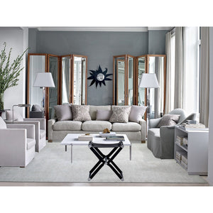 10'x13'8" Ice Cube Grey, Afghan Angora Oushak with Faded Colors, Natural Dyes, Extra Soft Wool, Hand Knotted, Oriental Rug FWR446358