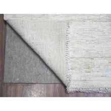 Load image into Gallery viewer, 10&#39;x13&#39;8&quot; Ice Cube Grey, Afghan Angora Oushak with Faded Colors, Natural Dyes, Extra Soft Wool, Hand Knotted, Oriental Rug FWR446358
