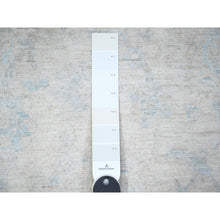 Load image into Gallery viewer, 3&#39;1&quot;x5&#39; Night White, Organic Wool Hand Knotted, White Wash Peshawar with Faded Colors, Natural Dyes, Oriental Rug FWR447078