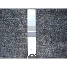 Load image into Gallery viewer, 8&#39;10&quot;x12&#39;1&quot; Blue Gray, Modern Tree in the Dusk Design, 100% Wool, Natural Dyes, Tone on Tone, Hand Knotted, Oriental Rug FWR447774
