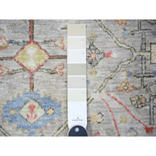 Load image into Gallery viewer, 8&#39;x8&#39; Stone Eagle Gray, Hand Knotted, All Over Ziegler Mahal Design, High Grade Wool, Vegetable Dyes, Round Oriental Rug FWR448920