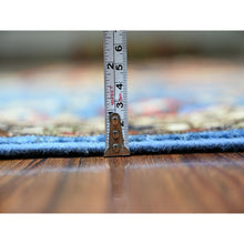 Load image into Gallery viewer, 3&#39;x5&#39;2&quot; Sapphire Blue, Afghan Ersari with Geometric Gul Motifs, Vegetable Dyes, Densely Woven, Vibrant Wool, Hand Knotted, Oriental Rug FWR449184