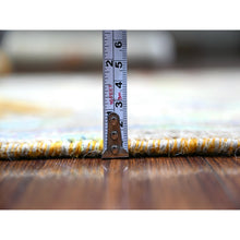 Load image into Gallery viewer, 3&#39;1&quot;x5&#39;1&quot; Echo Gray, Vegetable Dyes, Afghan Peshawar with Birds of Paradise, 100%l Wool Hand Knotted, Runner Oriental Rug FWR449472