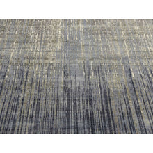 Load image into Gallery viewer, 12&#39;3&quot;X12&#39;1&quot; Gray and Black Modern Ombre Design Hand Knotted Densely woven Pure Wool Square Oriental Rug FWR450708