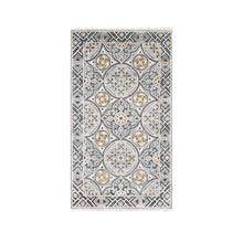 Load image into Gallery viewer, 3&#39;x5&#39;2&quot; Taupe-Brown Textured Wool and Silk Mughal Inspired Medallions Design Hand-Knotted Oriental Rug FWR450804