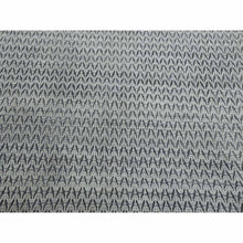 Load image into Gallery viewer, 8&#39;x10&#39; Charcoal Black, Pure Raised Silk Hand Knotted, Repetitive Pattern with Oxidized Textured Wool, Oriental Rug FWR451332
