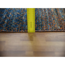 Load image into Gallery viewer, 8&#39;2&quot;x10&#39;5&quot; Orange, Pure Wool Hand Knotted, Modern Chiaroscuro Collection Thick and Plush, Oriental Rug FWR474990