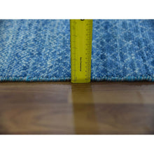 Load image into Gallery viewer, 10&#39;x14&#39;4&quot; Light Blue, Pure Wool Hand Knotted, Modern Chiaroscuro Collection Thick and Plush, Oriental Rug FWR475080