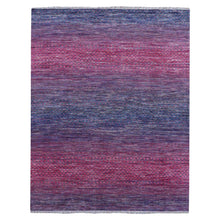 Load image into Gallery viewer, 8&#39;1&quot;x10&#39;2&quot; Rose Pink, Thick and Plush Pure Wool Hand Knotted, Modern Chiaroscuro Collection, Oriental Rug FWR475188