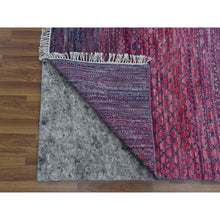 Load image into Gallery viewer, 8&#39;1&quot;x10&#39;2&quot; Rose Pink, Thick and Plush Pure Wool Hand Knotted, Modern Chiaroscuro Collection, Oriental Rug FWR475188