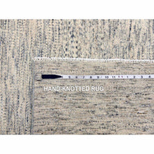 Load image into Gallery viewer, 8&#39;x10&#39;1&quot; Beige, Thick and Plush Hand Knotted, Undyed Natural Wool Organic Salt and Pepper Design, Oriental Rug FWR476262
