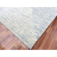 Load image into Gallery viewer, 11&#39;10&quot;x15&#39;2&quot; Gainsboro Gray, Geometric Art Deco Collection Soft to the Touch, Pure Wool Hand Knotted, Oversized Oriental Rug FWR476394