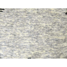 Load image into Gallery viewer, 11&#39;10&quot;x15&#39;2&quot; Gainsboro Gray, Geometric Art Deco Collection Soft to the Touch, Pure Wool Hand Knotted, Oversized Oriental Rug FWR476394
