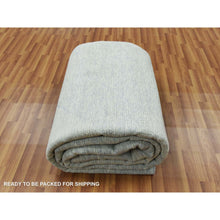 Load image into Gallery viewer, 11&#39;10&quot;x15&#39;2&quot; Gainsboro Gray, Geometric Art Deco Collection Soft to the Touch, Pure Wool Hand Knotted, Oversized Oriental Rug FWR476394