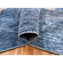 Load image into Gallery viewer, 12&#39;x15&#39;5&quot; Beau Blue, Hand Knotted Geometric Art Deco Collection, Soft to the Touch 100% Wool, Oversized Oriental Rug FWR476424