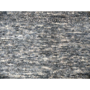 12'x15'5" Beau Blue, Hand Knotted Geometric Art Deco Collection, Soft to the Touch 100% Wool, Oversized Oriental Rug FWR476424