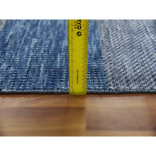 Load image into Gallery viewer, 12&#39;x15&#39;5&quot; Beau Blue, Hand Knotted Geometric Art Deco Collection, Soft to the Touch 100% Wool, Oversized Oriental Rug FWR476424