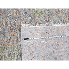 Load image into Gallery viewer, 10&#39;x14&#39; Green, Tone on tone Obscured and Subtle Collection, Soft Luxurious Wool Hand Knotted, Oriental Rug FWR476652