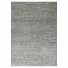 Load image into Gallery viewer, 12&#39;x15&#39;1&quot; Medium Gray, Hand Knotted, Modern Grass Design, Natural Undyed Wool, Oversized Oriental Rug FWR476706