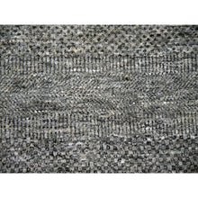 Load image into Gallery viewer, 12&#39;x15&#39;1&quot; Medium Gray, Hand Knotted, Modern Grass Design, Natural Undyed Wool, Oversized Oriental Rug FWR476706