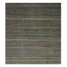 Load image into Gallery viewer, 12&#39;x12&#39; Rust Brown, Kohinoor Herat Small Geometric Repetitive Design, 100% Plush Wool, Hand Knotted, XL Square Oriental Rug FWR476724