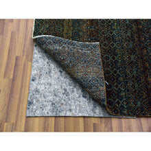 Load image into Gallery viewer, 12&#39;x12&#39; Rust Brown, Kohinoor Herat Small Geometric Repetitive Design, 100% Plush Wool, Hand Knotted, XL Square Oriental Rug FWR476724
