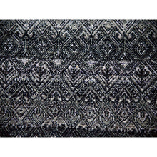 Load image into Gallery viewer, 10&#39;x13&#39;10&quot; Arsenic Gray, Hand Knotted, Kohinoor Herat Small Geometric Repetitive Design, 100% Plush Wool, Oriental Rug FWR476754