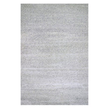 Load image into Gallery viewer, 14&#39;x18&#39; Rhino Gray, Tone on Tone, Hand Knotted, Modern Grass Design, Undyed Organic Wool, Oversized Oriental Rug FWR477060