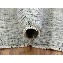 Load image into Gallery viewer, 14&#39;x18&#39; Rhino Gray, Tone on Tone, Hand Knotted, Modern Grass Design, Undyed Organic Wool, Oversized Oriental Rug FWR477060