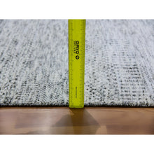 Load image into Gallery viewer, 14&#39;x18&#39; Rhino Gray, Tone on Tone, Hand Knotted, Modern Grass Design, Undyed Organic Wool, Oversized Oriental Rug FWR477060