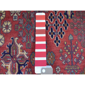 4'x7'7" Terracotta Red, Semi Antique Persian Joshagan, Full Pile, Soft and Pliable Wool, Hand Knotted, Clean, Sides and Ends Professionally Secured, Oriental Rug FWR480252