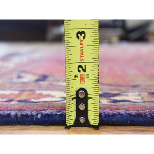 4'x7'7" Terracotta Red, Semi Antique Persian Joshagan, Full Pile, Soft and Pliable Wool, Hand Knotted, Clean, Sides and Ends Professionally Secured, Oriental Rug FWR480252