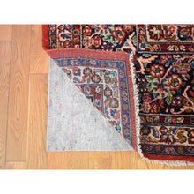 Load image into Gallery viewer, 10&#39;5&quot;x13&#39;7&quot; Tomato Red, Antique Persian Sarouk with Flower Bouquet Design, Full Pile Soft and Clean Mint Condition, Hand Knotted 100% Wool Oriental Rug FWR480324