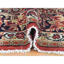 Load image into Gallery viewer, 7&#39;10&quot;x9&#39;10&quot; Tomato Red, Antique Persian Sarouk with Flower Bouquet Design, Full Pile, Mint Condition, Soft Wool, Hand Knotted, Clean, Sides and Ends Professionally Secured, Oriental Rug FWR480384