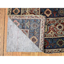Load image into Gallery viewer, 13&#39;10&quot;x19&#39;5&quot; Beige, Handmade Antique Persian Mahal, Areas of Wear, Sides and Ends Professionally Secured, Pure Wool, Oversized Oriental Rug FWR480696