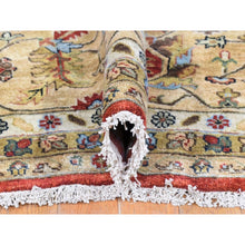 Load image into Gallery viewer, 11&#39;9&quot;x14&#39;10&quot; Rust Red, Karajeh with Geometric Medallions Design, Hand Knotted Pure Wool, Oversized Oriental Rug FWR481332