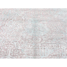 Load image into Gallery viewer, Silver Oriental Rug, Carpets, Handmade, Montana USA.