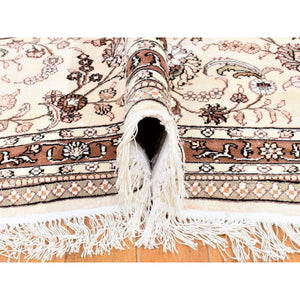 12'x18'4" Red, Sino Tabriz, 250 KPSI Clearance Hand Knotted Silken, Oversized Oriental Rug FWR481386