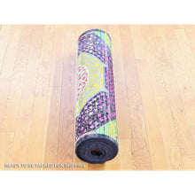 Load image into Gallery viewer, Lime Oriental Rug, Carpets, Handmade, Montana USA.